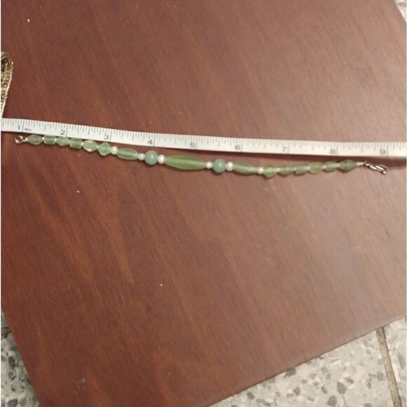 2 for $20 Green Glass Bead Bracelet - Picture 5 of 7